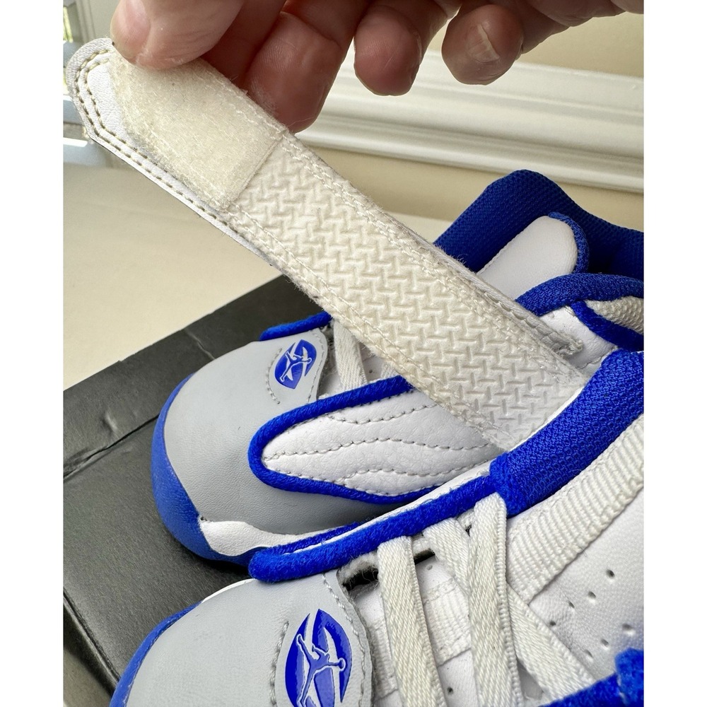 Jordan Pro Strong TD Toddler Shoes White Racer Blue Wolf Grey DC7910-104 Size 4C - Picture 9 of 16